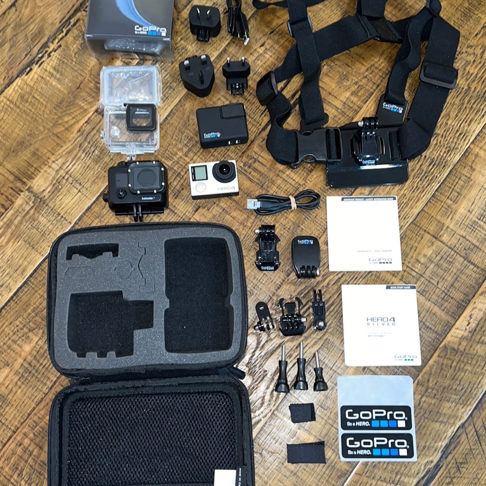 GoPro Hero 4 Silver Bundle!